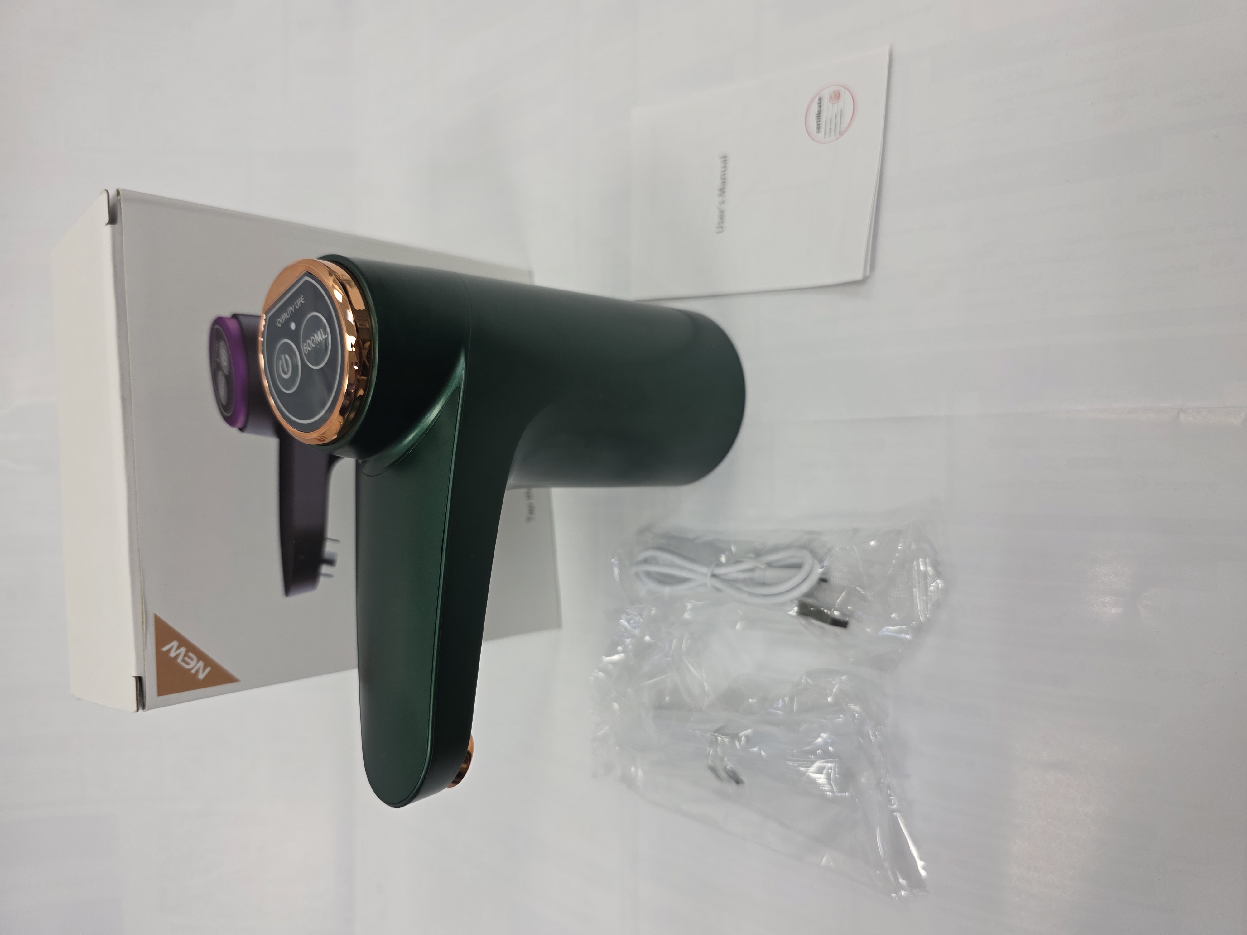 Автоматическая электрическая помпа для воды, зеленый/розовое золото Автоматическая электрическая помпа для воды, зеленый/розовое золото