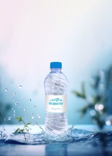 Вода питьевая "Бовиль'", негазированная, ПЭТ, 0,5л, 12 шт